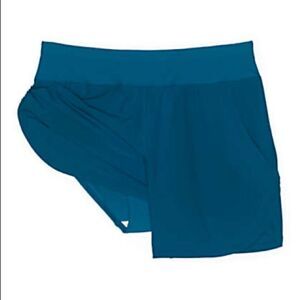 Land’s End Plus Standad size 5” inseam quick dry swim shorts Baltic teal 14